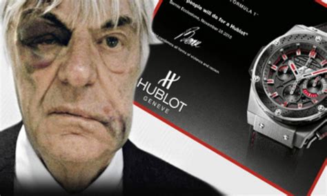 bernie ecclestone hublot|bernie ecclestone battered.